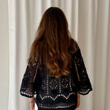 Isabel Marant Black Lace Blouse