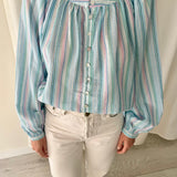 Blusa de Rayas Pastel FRNCH Paris