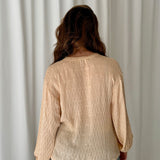 Masscob Textured Blouse in Pink