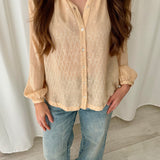 Masscob Textured Blouse in Pink