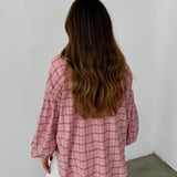 Munthe Pink Checked Blouse