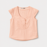 Blusa algodón rosa a rayas Acoté