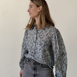 Josephine Blusa Floral de Seda