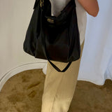 Coach Madison Isabelle Black Leather Shoulder Bag
