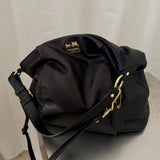 Coach Madison Isabelle Black Leather Shoulder Bag