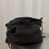 Coach Madison Isabelle Black Leather Shoulder Bag