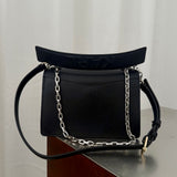 Karl Lagerfeld K/ Seven Grainy Black Shoulder Bag