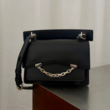 Karl Lagerfeld K/ Seven Grainy Black Shoulder Bag