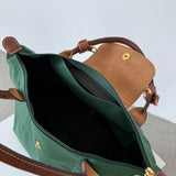 Bolso verde Le Pliage de asa corta (Small) Longchamp