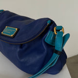 Bandolera azul de piel Marc Jacobs