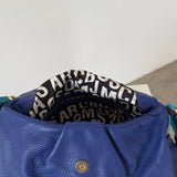 Bandolera azul de piel Marc Jacobs