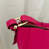 Bolso mini bucket Furla Nuvola de piel rosa fucsia