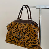 Bolso Hobo de Piel Pony Hair Carolina Herrera