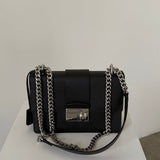 Prada Black Saffiano Leather Chain Bag