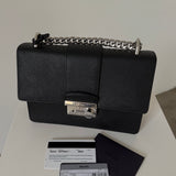 Prada Black Saffiano Leather Chain Bag