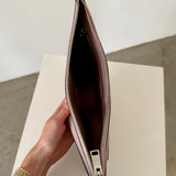 Prada Two-Tone Saffiano Leather Clutch