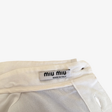 Miu Miu Embroidered Sleeveless Blouse