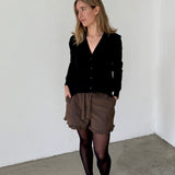 Prada Milano Black Fine Knit Cardigan