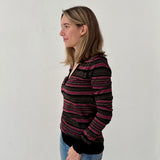 Prada Milano Striped V-Neck Knit