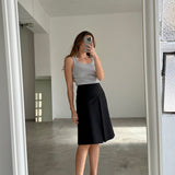 Prada Milano Black Structured Skirt