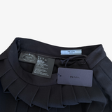 Prada Milano Black Pleated Skirt