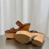 Pamela Leather Platform Sandals