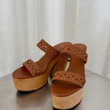 Pamela Leather Platform Sandals