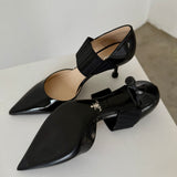 Prada Black Patent Slingback Heels