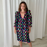 Vestido Floral Bordado Celia B
