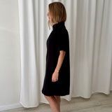 Vestido Mini Negro Estructurado COS