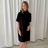 Vestido Mini Negro Estructurado COS