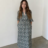 Magnolya Vestido Floral Verde