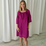 Vestido Algodón Frambuesa Comptoir des Cotonniers