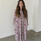 Magnolya Vestido Floral Beige