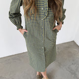 Magnolya Vestido Camisero Vichy