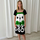 Vestido Colour Block Gráfico Kenzo