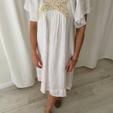 Vestido Bohemio de Lino Hoss Intropia