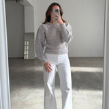 Bellerose Grey Multicolor Knit Sweater