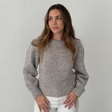 Bellerose Grey Multicolor Knit Sweater