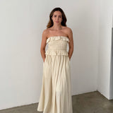 Pedro del Hierro Ivory Maxi Dress