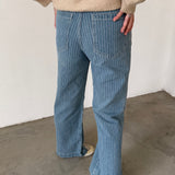 Pantalones anchos de rayas Masscob
