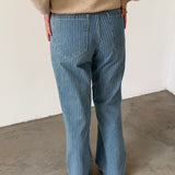 Pantalones anchos de rayas Masscob