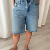 Levi's Blue Denim Bermuda Shorts