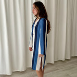 See Iou Striped Shirt Dress