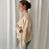 Jersey de Punto Crema de Lentejuelas MEISÏE