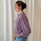 Jersey de Punto Lavanda con Manga Abullonada Skatïe Brand