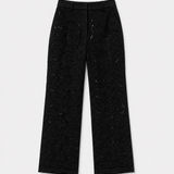 Pantalón negro bordado inglés Rotate Birger Christensen