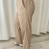 Pantalón Beige con Cintura Elástica eseOese