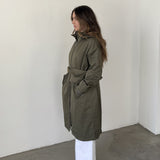 Massimo Dutti Abrigo Verde con Capucha