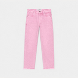 Jeans rosa con bajo desflecado Isabel Marant